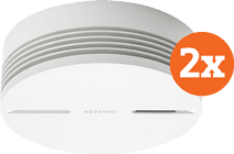 Netatmo Smart Smoke Detector (10 years) Duo Pack Smoke detector on battery power