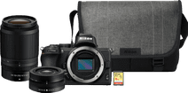 Nikon Z50 + 16-50mm + 50-250mm + Tas + 16GB geheugenkaart Camera met ApS-C sensor