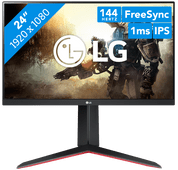 LG UltraGear 24GN65R-B Gaming monitor with a high refresh rate