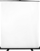 StudioKing Roll-Up Background Screen FB-150200FW 150x200cm White Background system