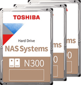 Toshiba N300 NAS Hard Drive 12TB (256MB) 3-Pack Interne harde schijven bundel