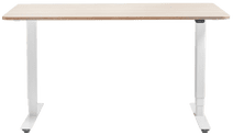 Ahrend Brisk Bureau Assis-Debout Électrique 160 x 80 Blanc/Chêne Bureau assis-debout