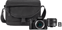 Canon EOS M50 Mark II Zwart Starterskit - EF-M 15-45mm + Tas + Geheugenkaart Canon EOS camera