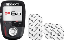 Compex SP 6.0 + Performance Elektrode 5x5cm snap + 5x10cm single snap Elektrostimulatie-apparaat