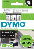 Dymo Authentique D1 Étiquettes Noir-Blanc (9 mm x 7 m) Étiquette Dymo