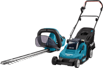 Makita DLM432CT2 incl. 5.0Ah Battery (2x) + Makita DUH523Z (without battery) Mulch mower