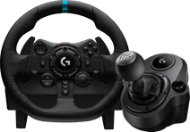 Logitech G923 Trueforce pour PlayStation et PC + Logitech Driving Force Shifter Volant de course avec retour de force