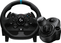 Logitech G923 Trueforce pour Xbox et PC + Logitech Driving Force Shifter Volant de course Logitech G