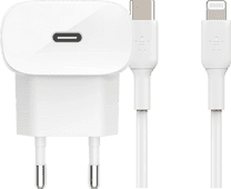 Belkin Chargeur Power Delivery 20 W + Câble Lightning 1 m Matière Synthétique Blanc Chargeur rapide Apple iPhone