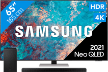 Samsung Neo QLED 65QN85A (2021) + Soundbar Solden 2022 televisie met soundbar deal