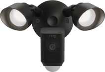 Ring Floodlight Cam Wired Plus Noir Caméra IP compatible avec Samsung SmartThings