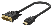 BlueBuilt HDMI naar DVI-D Dual Link Kabel 2 meter BlueBuilt kabel converter