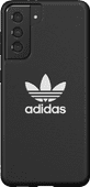 Adidas Samsung Galaxy S21 Back Cover Leer Zwart Adidas hoesje