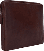 BlueBuilt 15 - 16 Pouces Housse pour Ordinateur Portable Largeur 36 cm - 37 cm Cuir Brun 