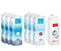 Miele UltraPhase 1 & 2 - Paquet Semestriel + Miele TwinDos Care Lessive