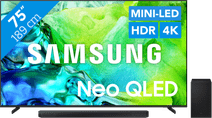 Samsung Neo QLED 75" QN80H (2026) + Samsung HW-Q600H (2026) Télévision avec Q-Symphony