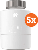 Tado Slimme Radiatorknop uitbreiding 5-Pack Thermostaat compatible met IFTTT