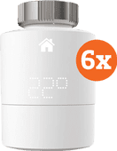 Tado Thermostat de Radiateur Connecté Lot de 6 (Extension) Thermostat compatible avec l'Assistant Google