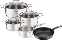 Tefal Intuition Batterie de Cuisine 4 Pièces + Unlimited Poêle à Frire 28 cm Set de casseroles