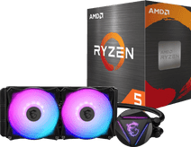 AMD Ryzen 5 5600X + MSI Coreliquid 240R Ventilateur de Processeur Kit de mise à niveau