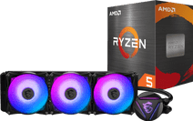 AMD Ryzen 5 5600X + MSI Coreliquid 360R Ventilateur de Processeur Kit de mise à niveau