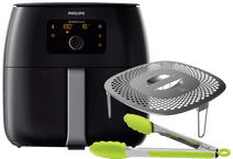 Philips Avance Airfryer XXL HD9650/90 Noir + Kit Snack Friteuses et airfryers