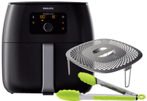 Philips Avance Airfryer XXL HD9650/90 Zwart + Snackkit XXL airfryer