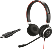 Jabra Evolve 40 USB-C - MS Stereo Office Headset Office headset voor deskphones