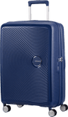 American Tourister Soundbox Expandable Spinner 67cm Midnight Navy Hard-shell suitcases