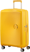 American Tourister Soundbox Valise à 4 Roulettes Extensible 67 cm Golden Yellow Cadeau : déplacements