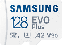 Samsung EVO Plus 128GB microSDXC UHS-I U3 130MB/s Full HD & 4K UHD MemoryCard with Adapter Samsung geheugenkaart
