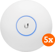 Ubiquiti UniFi AP AC LR 5-Pack WiFi on your balcony or roof terrace