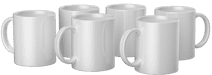 Cricut Mug 350ml 6-Pack (White) Material for Cricut cutting machines