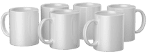 Cricut Mug 440ml 6-Pack (White) Material for Cricut Joy cutting machine