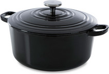 BK Bourgogne Cocotte 24 cm Jet Black Poêle adaptée au four