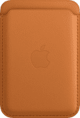 Apple Leren Kaarthouder voor iPhone met MagSafe Goudbruin Originele Apple kaarthouder