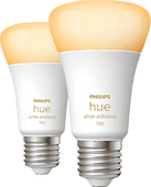 Philips Hue White Ambiance E27 1100lm Duo Pack 