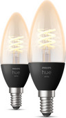 Philips Hue Filamentlamp White kaarslamp E14 Duo pack Philips HUE E14 fitting