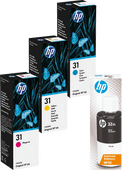 HP 32XL + HP31 Inktflesjes Combo Pack Inktpatroon voor HP Smart Tank printers