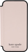 Kate Spade Apple iPhone 13 mini Book Case Roze Kate Spade hoesje