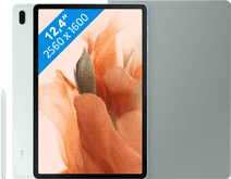 Samsung Galaxy Tab S7 FE 64GB Wifi Groen + Samsung Book Case Groen Samsung Galaxy Tab S7 FE