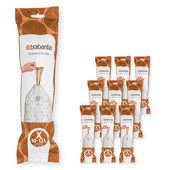 Brabantia Trash Bags Code X - 10 - 12L (200 units) Garbage bag or trash bag