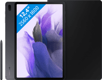 Samsung Galaxy Tab S7 FE 128GB Wifi + 5G Zwart + Samsung Book Case Zwart Samsung Galaxy Tab S7 FE