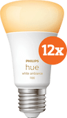 Philips Hue White Ambiance E27 1100lm 12-pack Smart lamp