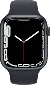 Apple Watch Series 7 45 mm Aluminium Minuit Bracelet Sport Minuit Montre pour le cycliste régulier