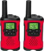 Alecto FR115RD 2-delige set Rood Alecto walkie talkie