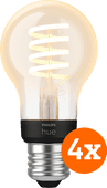 Philips Hue Ampoule à Filament White Ambiance Standard E27 Lot de 4 Promotion : smart home