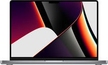 Apple MacBook Pro 14" (2021) M1 Pro (8 core CPU/14 core GPU) 16GB/1TB Space Gray AZERTY Apple MacBook voor zakelijk gebruik