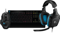 Logitech G502 Souris Gamer & Logitech Casque Gamer Filaire + Logitech G213 Prodigy AZERTY Souris filaire