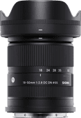Sigma 18-50mm f/2.8 DC DN Contemporary Sony E-mount Lenzen voor Sony systeemcamera